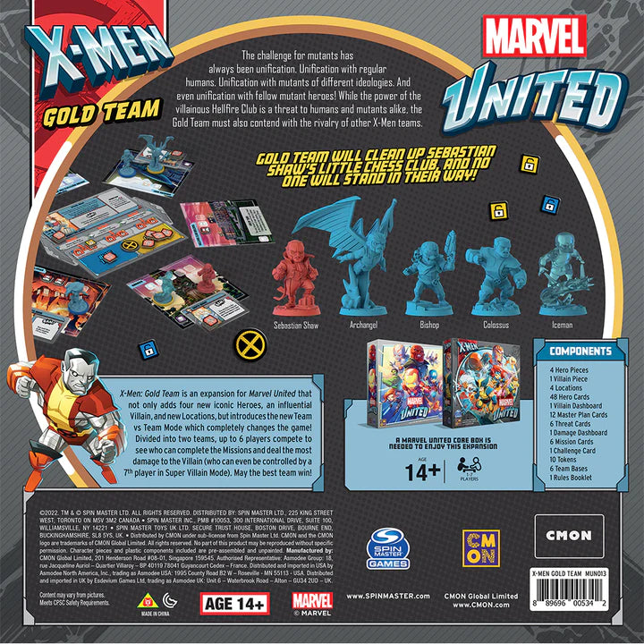 MARVEL UNITED: X-MEN - GOLD TEAM
