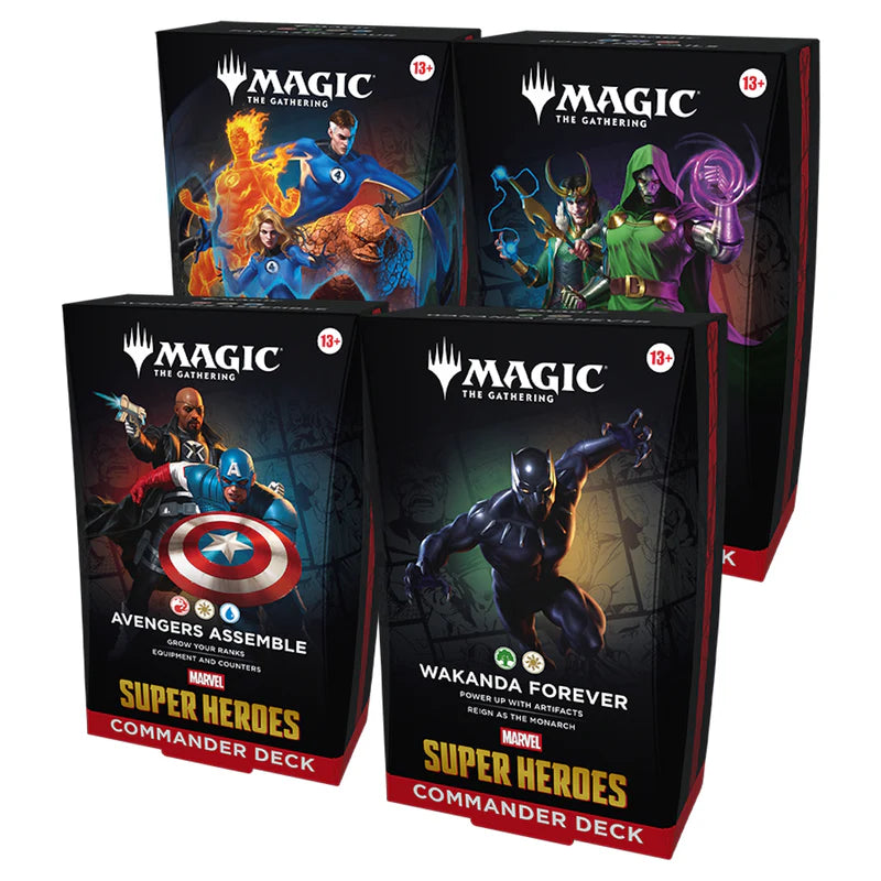 Magic: The Gathering® | Marvel Super Heroes Commander Deck Bundle
