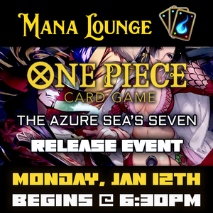 One Piece OP-14 Azure Sea's Seven Release Event Ticket - Mon, Jan 12 2026