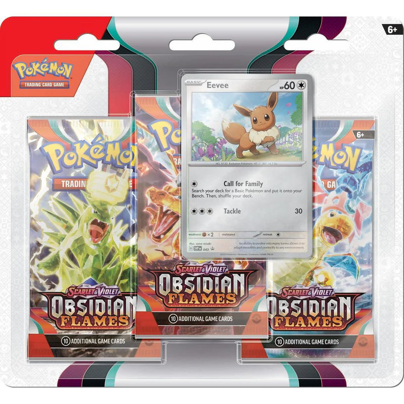 Pokémon TCG: Scarlet & Violet Obsidian Flames Checklane Blister 3 Pack