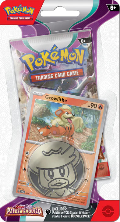 Pokémon TCG: Scarlet & Violet-Paldea Evolved Checklane Blister
