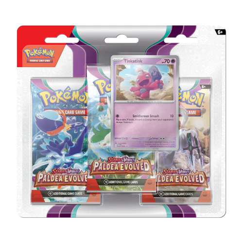 Pokémon TCG: Scarlet & Violet-Paldea Evolved Checklane Blister 3 Pack