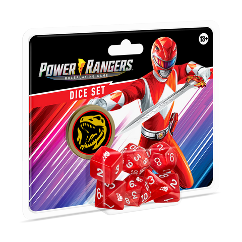 Power Rangers Roleplaying Game Dice (Red Ranger)
