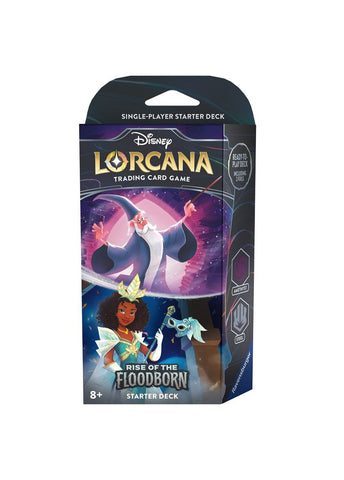 Disney Lorcana: Rise of the Floodborn Starter Deck - Amethyst & Steel