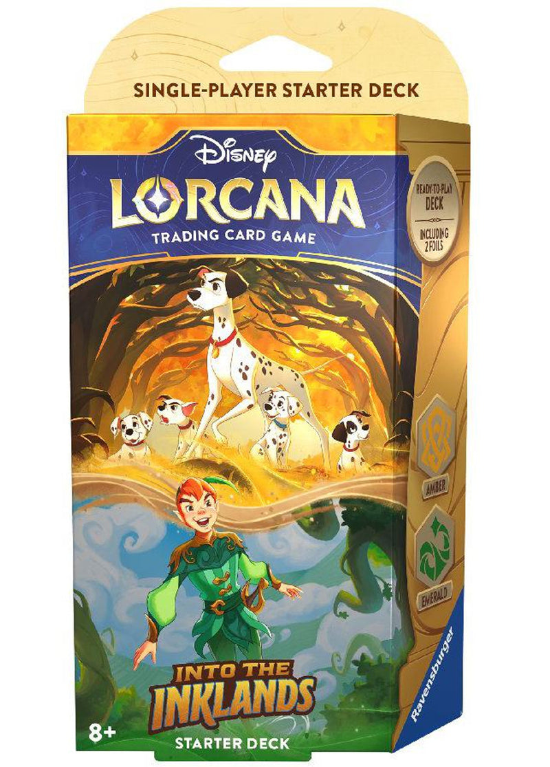 Disney Lorcana: Into the Inklands: Starter Deck (Amber & Emerald)