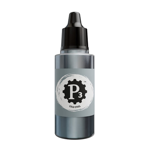 Privateer Press: P3 Paints: Metallics: Cold Steel