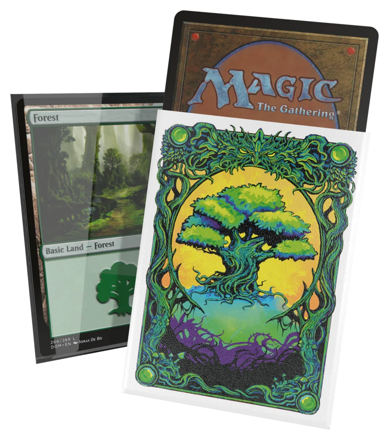 Ultimate Guard MTG Mana Token Art Sleeves – Forest (100 Count)