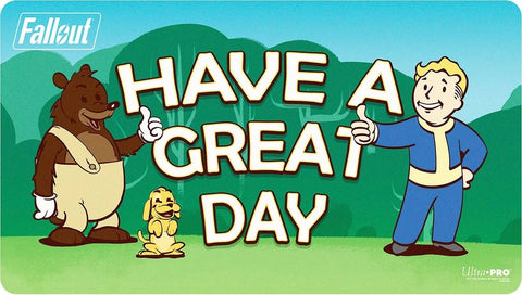 Ultra Pro Playmat: Fallout Vault Boy Have a Great Day