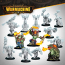 Warmachine: Southern Kriels Fire Tongue Warriors Command Cadre Set