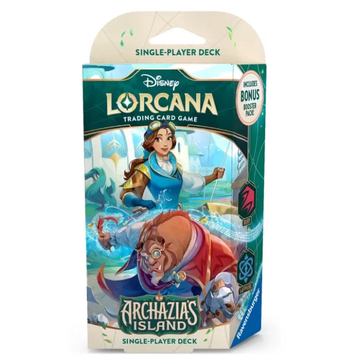 lorcana card db Disney Lorcana: Archazia’s Island: Belle/ Beast Starter Deck