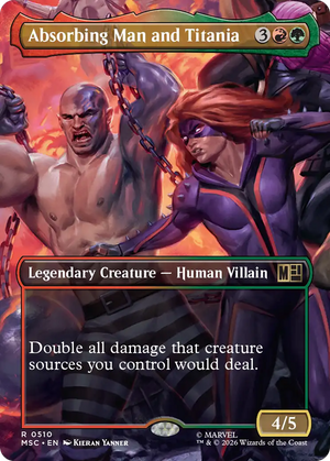 Absorbing Man and Titania (Borderless) [Marvel Super Heroes Commander]