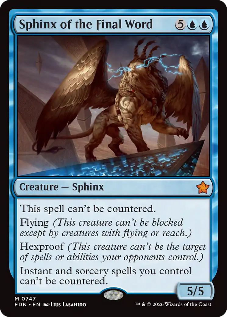 Sphinx of the Final Word (0747) [Foundations]