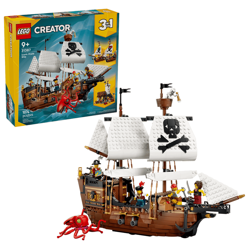 LEGO® Iconic Pirate Ship (31387)