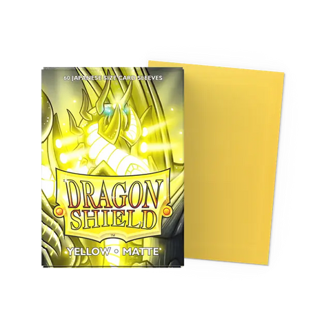 Sleeves: Dragon Shield: Matte Japanese: Yellow (60)
