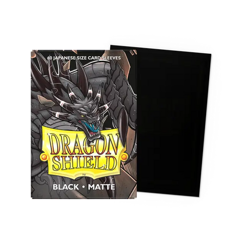 Sleeves: Dragon Shield: Matte Japanese: Black (60)