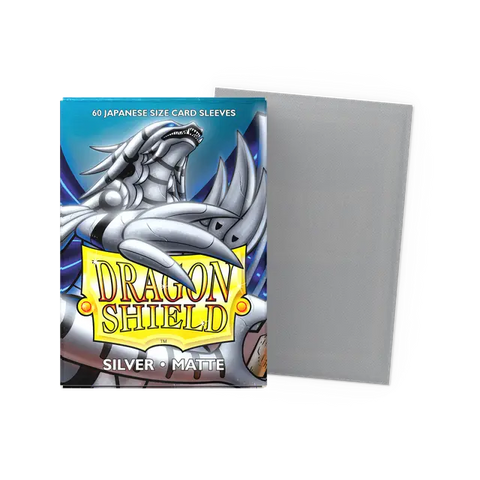 Sleeves: Dragon Shield: Matte Japanese: Silver (60)