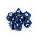 CHESSEX POLYHEDRAL SPECKLED 7-DIE SET STEALTH