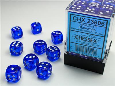 Translucent: 36D6 Blue/White
