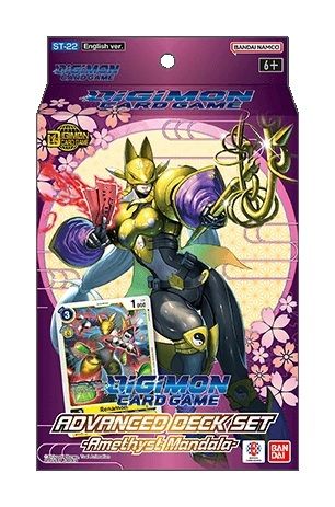 Digimon Card Game: ST-22 Advanced Deck – Amethyst Mandala [Pre-Order] 2025-12-05