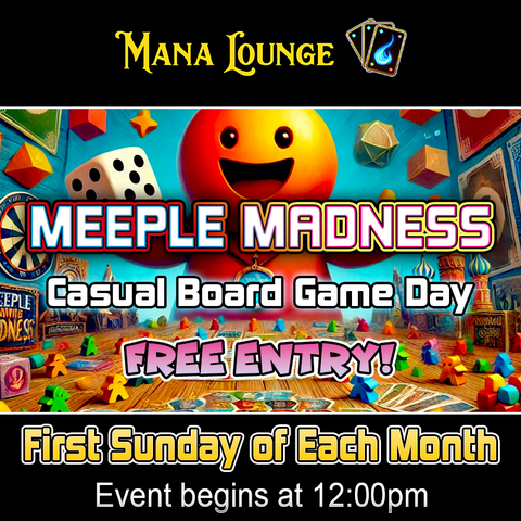 Meeple Madness ticket - Sun, Jan 05 2025
