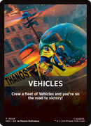 Vehicles Theme Card [Marvel Super Heroes Commander]