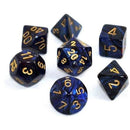 Scarab Dice - Royal Blue/Gold