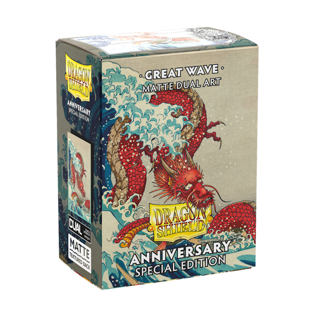 Sleeves: Dragon Shield: Special Edition: Matte DUAL Art: Great Wave (100)