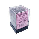 Dice: 36x D6: 12 mm: Opaque: Black / Pink