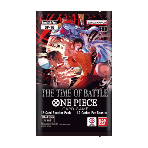 ONE PIECE Card Game OP-16: The Time to Battle Booster Pack [Pre-Order] 2026-06-05