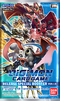 DIGIMON RELEASE SPECIAL BOOSTER PACK VER 1.5