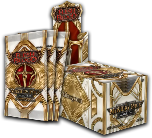 Flesh and Blood: Mastery Pack - Warrior Booster Box [Pre-Order] Friday, August 7th