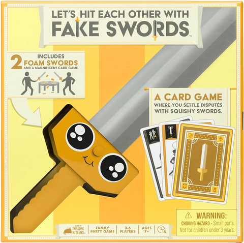 Let's Hit Each Other with Fake Swords