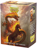Dragon Shield Dual Matte Sleeves – Fire Horse (100ct)