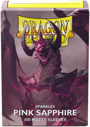 Dragon Shield: Matte: Pink Sapphire (100)