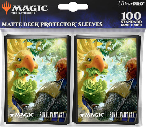 Ultra PRO Deck Protector Sleeves 100ct – MTG Universes Beyond: Final Fantasy (Gysahl Greens)