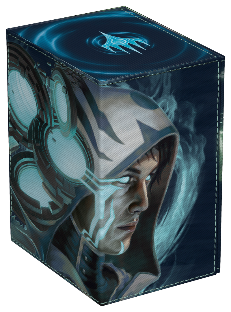 Ultimate Guard Flip 'n' Tray 133+ Xenoskin Deck Case – MTG Reality Fracture: Blue/Green Uncommon