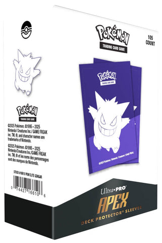 Ultra PRO D-PRO APEX Deck Protector – Pokémon Elite: Gengar (105ct)