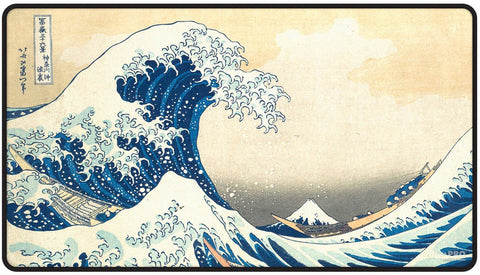 Ultra PRO Playmat – The Great Wave off Kanagawa (Black Stitched Edges)