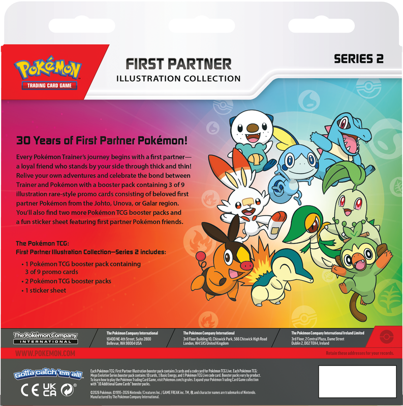 Pokémon First Partner Illustration Collection – Series 2