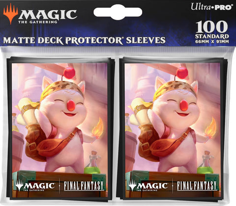Ultra PRO Deck Protector Sleeves 100ct – MTG Universes Beyond: Final Fantasy (Moogle Merchant)