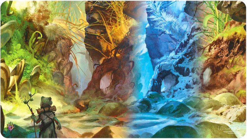 MTG Bloomburrow Blue Playmat