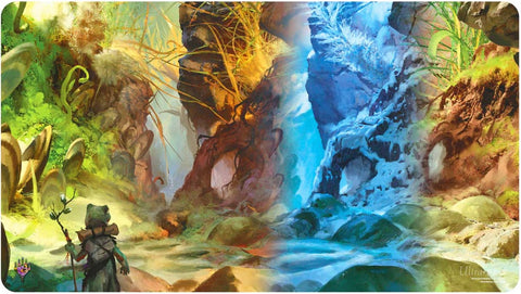 MTG Bloomburrow Blue Playmat