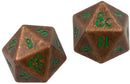 Dungeons & Dragons Heavy Metal 2 D20 Set (Copper &Green)