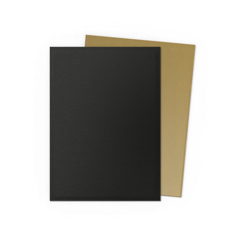 Dragon Shield Dual Matte Sleeves – Black & Gold (100ct)