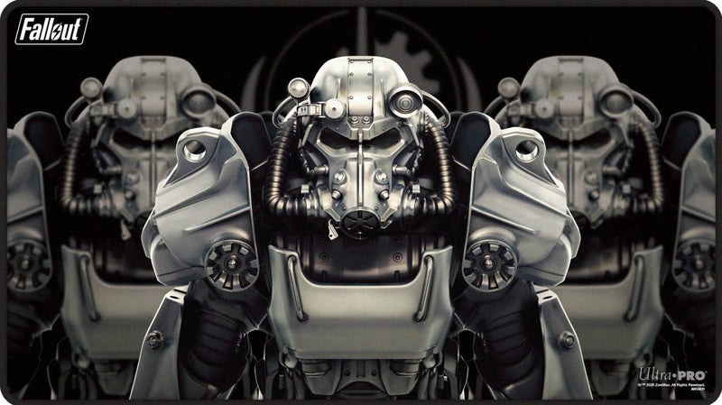 Ultra Pro Playmat: MTG – Fallout Brotherhood of Steel (Bethesda, Black Stitched Edge)