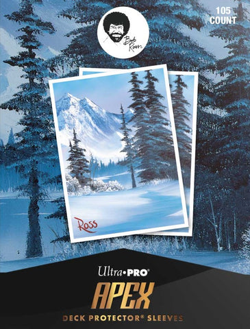 Ultra PRO D-PRO APEX Deck Protector – Bob Ross: Winter Paradise (105ct)