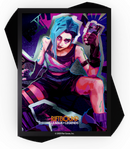 Riftbound League of Legends TCG Origins Art Sleeves – Jinx (100ct)