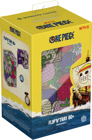 Ultimate Guard Flip’n’Tray Deck Case 80+ - One Piece - Devil Fruit Pattern