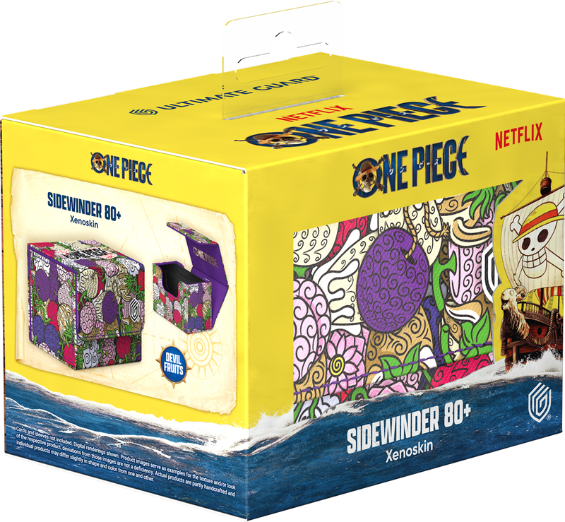 Ultimate Guard Sidewinder Deck Case 80+ Xenoskin – One Piece: Devil Fruit Pattern