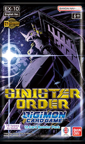 Digimon Card Game: Sinister Order Extra Booster Packs (EX-10)